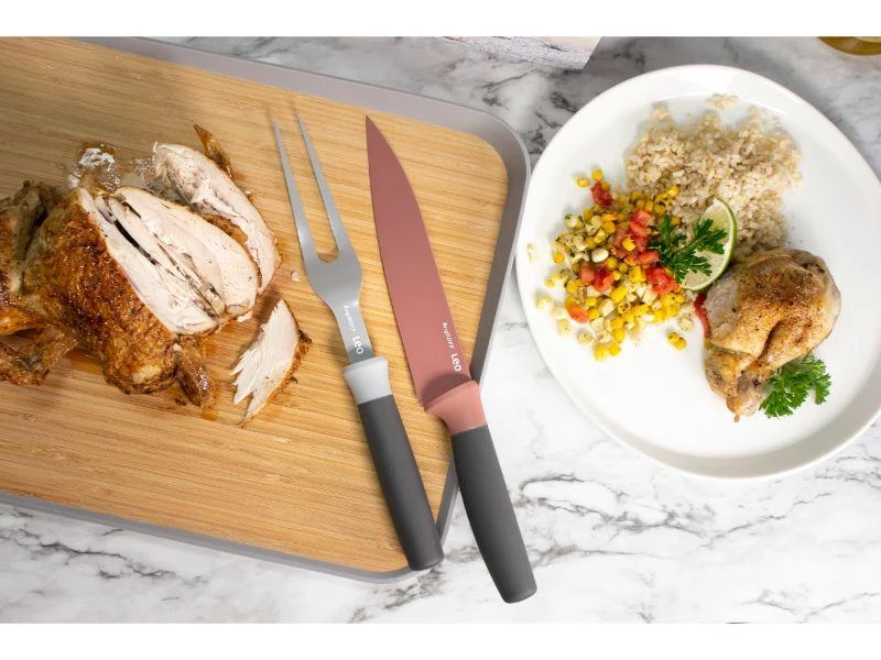 BergHOFF Leo 3pc Carving Set Cutlery 8 BergHOFF Leo 3pc Carving Set Cutlery