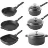BergHOFF Gem 9pc Cookware Set, Black