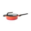 BergHOFF GEM Cast Aluminum Nonstick 9.5" Covered Sauté Pan , Caribbean Red Cookware