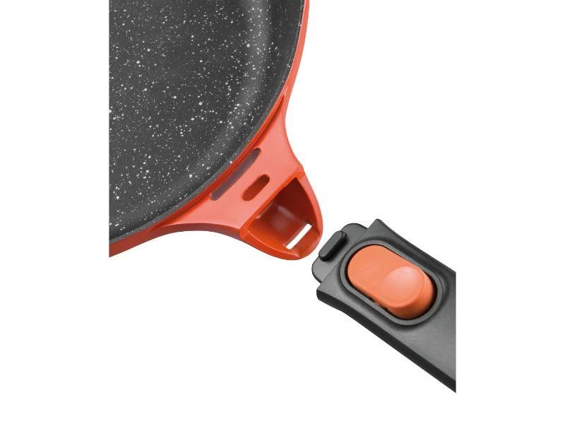 BergHOFF GEM Cast Aluminum Nonstick 9.5" Covered Sauté Pan , Caribbean Red Cookware 5 BergHOFF GEM Cast Aluminum Nonstick 9.5" Covered Sauté Pan , Caribbean Red Cookware