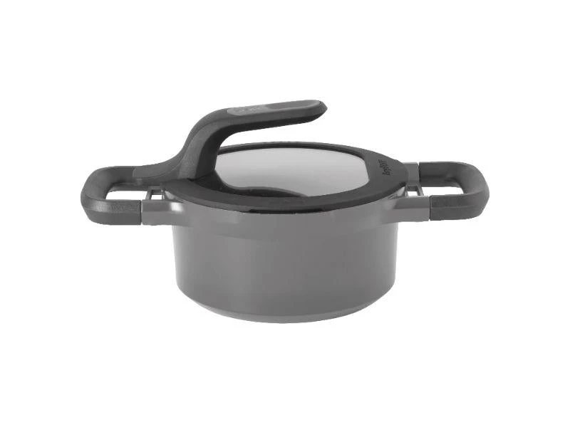 BergHOFF GEM 6.25" Non-Stick Covered Casserole, 1.6 Qt, Grey 3 BergHOFF GEM 6.25" Non-Stick Covered Casserole, 1.6 Qt, Grey