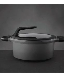 BergHOFF GEM 10" Non-Stick Covered Stockpot, 5 Qt, Grey 13 BergHOFF GEM 10