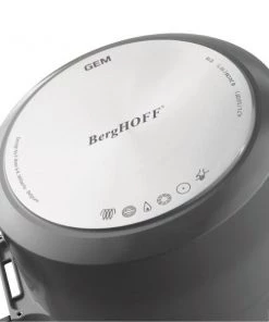 BergHOFF GEM 11" Stay-Cool Covered Sauté Pan 4.9 Qt, Grey Cookware 11 BergHOFF GEM 11
