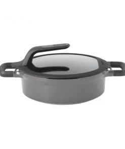 BergHOFF GEM 9.5" Stay-Cool Two-Handled Sauté Pan 3.5 Qt, Grey