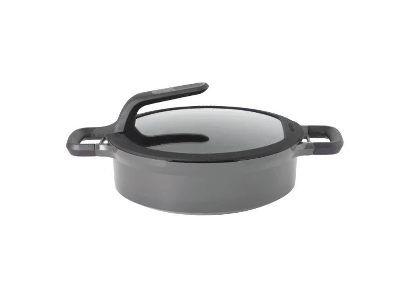BergHOFF GEM 10.25" Non-Stick Covered 2-Handled Sauté Pan, 4.1 Qt, Grey Cookware 3 BergHOFF GEM 10.25" Non-Stick Covered 2-Handled Sauté Pan, 4.1 Qt, Grey Cookware