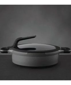 BergHOFF GEM 10.25" Non-Stick Covered 2-Handled Sauté Pan, 4.1 Qt, Grey Cookware 11 BergHOFF GEM 10.25