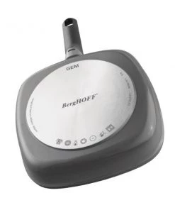 BergHOFF GEM 11" Non-Stick Grill Pan, Grey Cookware