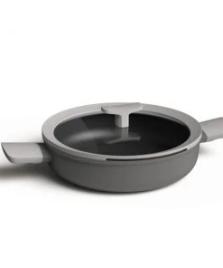 BergHOFF Leo 10.25" Non-Stick Covered 2-Handle Sauté Pan, Grey Cookware