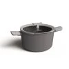 Cookware BergHOFF Leo 10" Covered Stockpot, 5.8 Qt, Grey