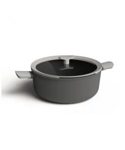 Cookware BergHOFF Leo 11" Covered Stockpot, 6.5 Qt, Grey