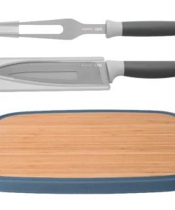 BergHOFF Leo 3pc Complete Carving Set With Cutting Board