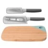 BergHOFF Leo 3pc Cutting Board And Knife Set