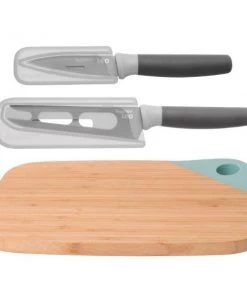 BergHOFF Leo 3pc Cutting Board And Knife Set
