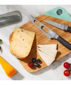 BergHOFF Leo 3pc Cutting Board And Knife Set