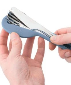 Outdoor BergHOFF Leo To-Go Set, Grey And Blue