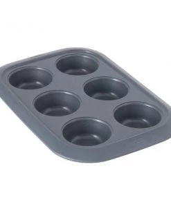 BergHOFF GEM 6 Cup Non-Stick Cupcake Pan Bakeware