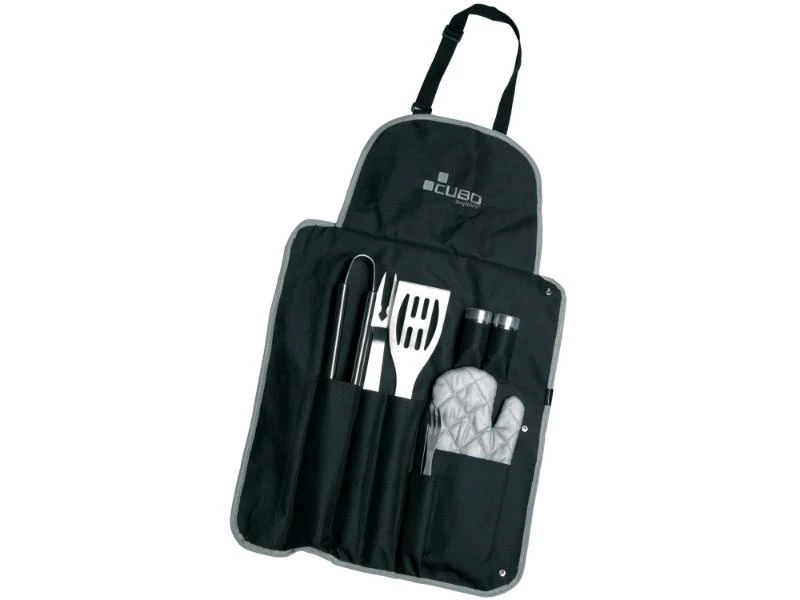 BergHOFF Cubo 9Pc Stainless Steel BBQ Set With Wrap 3 BergHOFF Cubo 9Pc Stainless Steel BBQ Set With Wrap