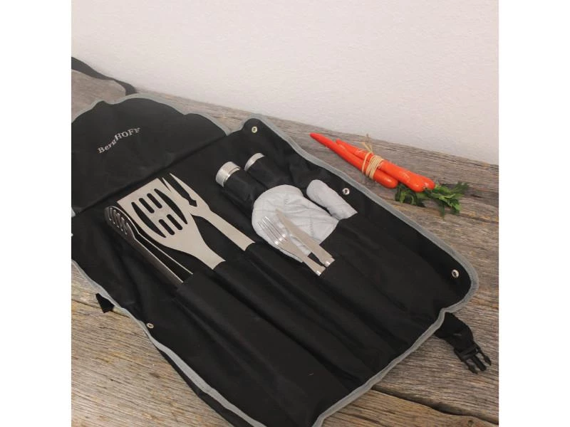 BergHOFF Cubo 9Pc Stainless Steel BBQ Set With Wrap 4 BergHOFF Cubo 9Pc Stainless Steel BBQ Set With Wrap