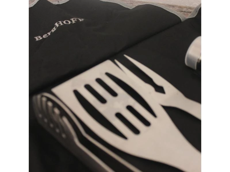 BergHOFF Cubo 9Pc Stainless Steel BBQ Set With Wrap 5 BergHOFF Cubo 9Pc Stainless Steel BBQ Set With Wrap