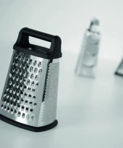 Chef Tools BergHOFF Essentials 10" Stainless Steel 4-Sided Grater With Handle