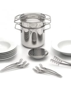 Tabletop & Bar BergHOFF Studio 20Pc Stainless Steel Pasta Set