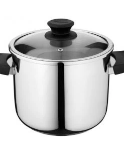 Cookware BergHOFF Vita 4Pc Stainless Steel Pressure Cooker Set 7.4Qt & 4.2Qt