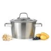 Cookware BergHOFF Manhattan 7" Stainless Steel Covered Casserole 2.5Qt
