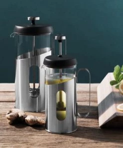 BergHOFF Essentials 0.37 Qt Stainless Steel Coffee & Tea French Press