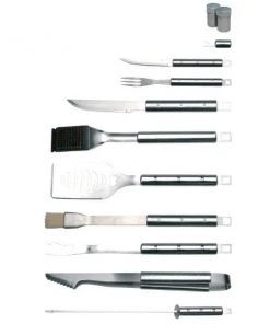 BergHOFF Cubo 33Pc Stainless Steel BBQ Set With Case Outdoor