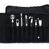 BergHOFF Essentials 8 Piece Stainless Steel Garnishing Set In Folding Bag Chef Tools