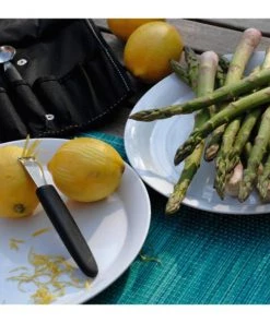 BergHOFF Essentials 8 Piece Stainless Steel Garnishing Set In Folding Bag Chef Tools