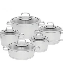 BergHOFF Manhattan 10Pc Stainless Steel Cookware Set