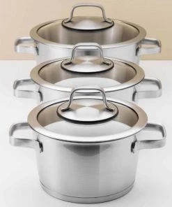 BergHOFF Manhattan 10Pc Stainless Steel Cookware Set