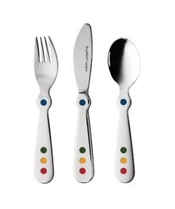 BergHOFF Ralph Kramer Children's Circus 3Pc Stainless Steel Flatware Set Tabletop & Bar
