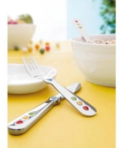 BergHOFF Ralph Kramer Children's Circus 3Pc Stainless Steel Flatware Set Tabletop & Bar