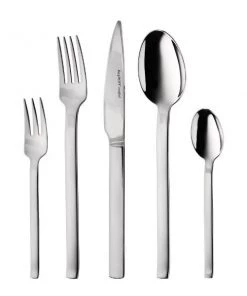 BergHOFF Ralph Kramer Essence 30Pc Stainless Steel Flatware Set Tabletop & Bar