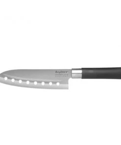 BergHOFF Essentials 7" Stainless Steel Santoku Knife With Holes Cutlery