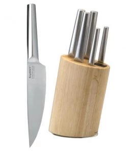 BergHOFF Essentials Eclipse 6 Pieces Knife Block Hollow Handle Cutlery