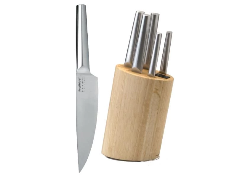 BergHOFF Essentials Eclipse 6 Pieces Knife Block Hollow Handle Cutlery 3 BergHOFF Essentials Eclipse 6 Pieces Knife Block Hollow Handle Cutlery