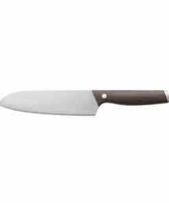 Cutlery BergHOFF Rosewood 7" Stainless Steel Santoku Knife
