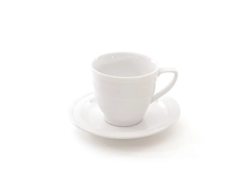 BergHOFF Eclipse 12oz Porcelain Breakfast Cup & Saucer 3 BergHOFF Eclipse 12oz Porcelain Breakfast Cup & Saucer
