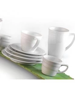 BergHOFF Eclipse 12oz Porcelain Breakfast Cup & Saucer
