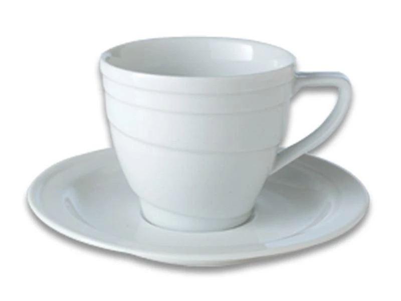 Tabletop & Bar BergHOFF Eclipse 4oz Porcelain Cup & Saucer 3 Tabletop & Bar BergHOFF Eclipse 4oz Porcelain Cup & Saucer