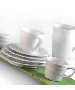 BergHOFF Eclipse 4oz Porcelain Coffee Cup & Saucer Coffee & Tea