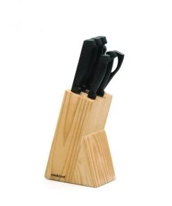 BergHOFF Ergonomic 7Pc Stainless Steel Knife Block