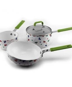 BergHOFF CookNCo 4Pc Children's Cookware Set, Boys