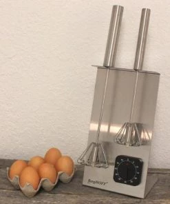 BergHOFF SS Magic Whisk & Timer Set Silver