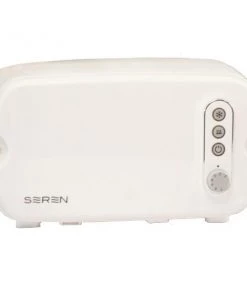 BergHOFF Seren Side Loading Toaster With Cool Touch Exterior And Removable Crumb Tray, White Bakeware