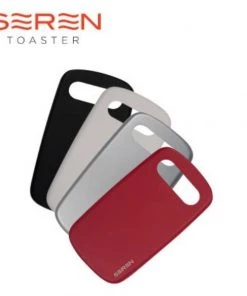 BergHOFF Seren Side Loading Toaster With Cool Touch Exterior And Removable Crumb Tray, White Bakeware