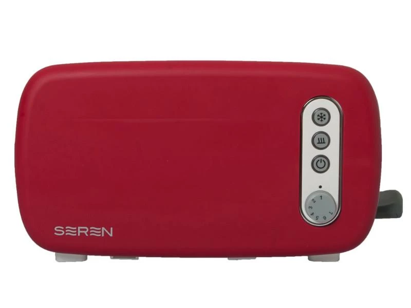 BergHOFF Seren Side Loading Toaster With Cool Touch Exterior And Removable Crumb Tray, With Red Front Panel/ Serving Tray Bakeware 4 BergHOFF Seren Side Loading Toaster With Cool Touch Exterior And Removable Crumb Tray, With Red Front Panel/ Serving Tray Bakeware
